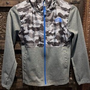 The North Face Kids Gray Camo Hoodie